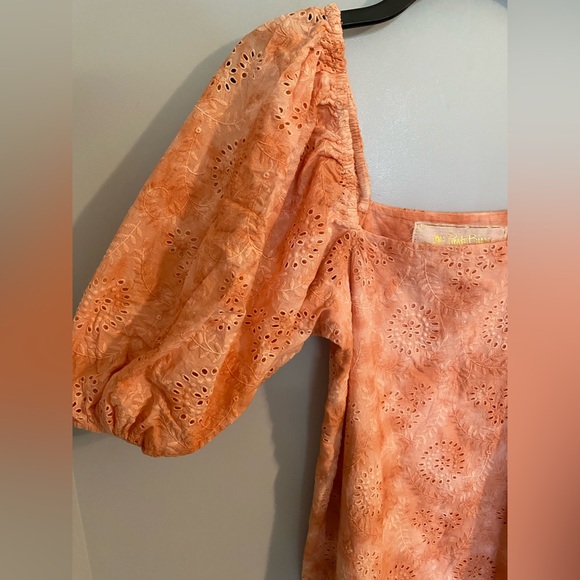 Jen’s Pirate Booty Ashbury Mini Dress Eyelet Tie Dye Size XS - Picture 5 of 11